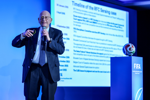 Il professor Coccia ha partecipato al convegno FIFA Football Law Annual Review 2026