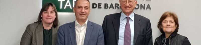Professor Coccia meets the top management of the TAB Tribunal Arbitral de Barcelona